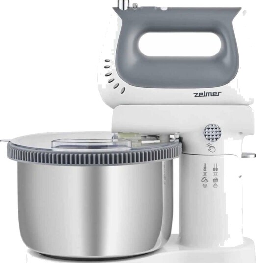 Zelmer ZHM2659 Håndmikser med tilbehør - 1400W, 5 hastigheter - Hvit Zelmer ZHM2659 Håndmikser med tilbehør - 1400W, 5 hastigheter - Hvit