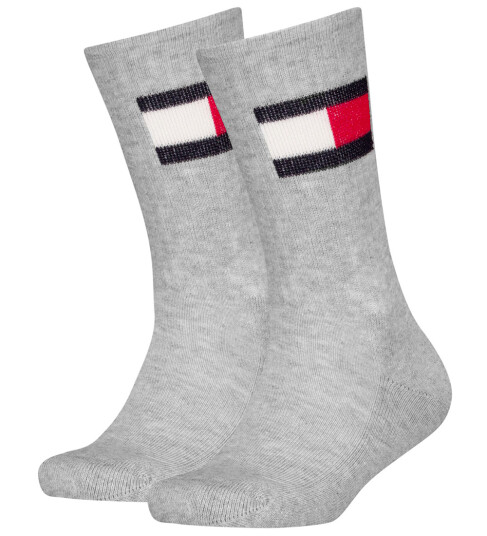 Tommy Hilfiger Sokker 2 pack Grey Melange 31/34 Sokker Grå 31 34