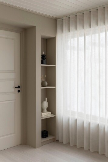 Hasta Gardin Malva 132x250 cm Hvit
