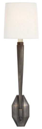 Ruhlmann vägglampa brons/linne