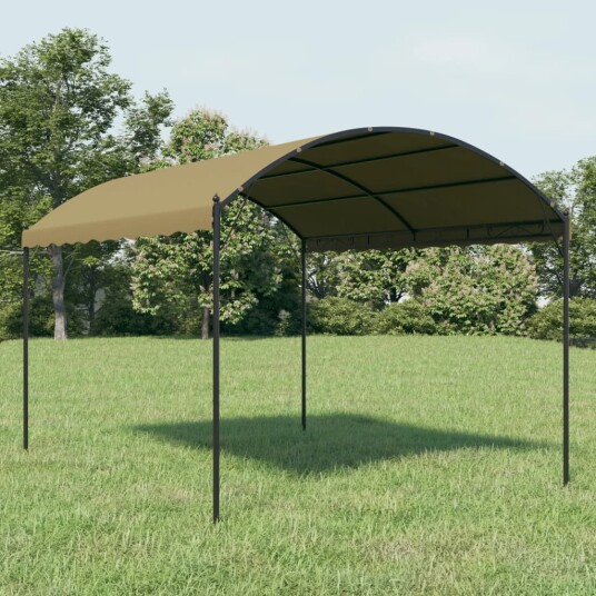 vidaXL Paviljong 4x3x2,6 m gråbrun 180 g/m² vidaXL Paviljong 4x3x2,6 m gråbrun 180 g/m²