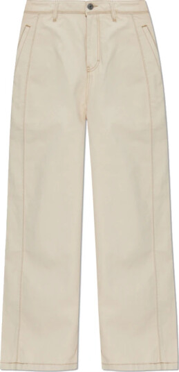Ami Paris Dame Jeans Beige W29,