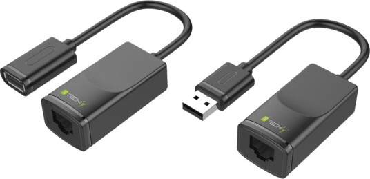 Techly Usb Extender On Cat.5E/6 60M Cable Usb Utvider Opp Til 60 M