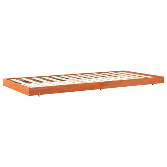  Sengestamme Vokset Brun 80 x 200 cm Massiv furu