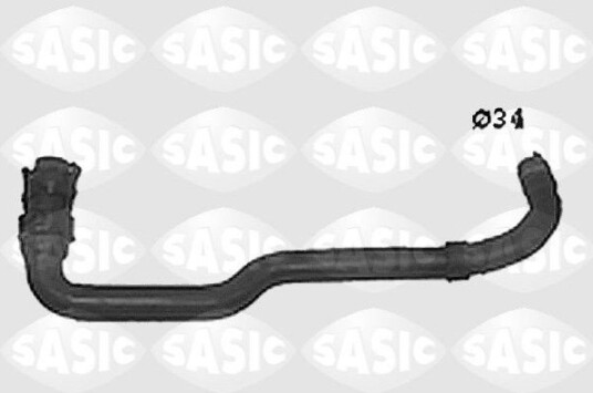 SASIC SWH0487 Radiatorslange SASIC SWH0487 Radiatorslange