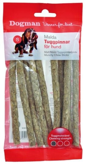 Dogman Tyggepinner Malte 10-Pakk