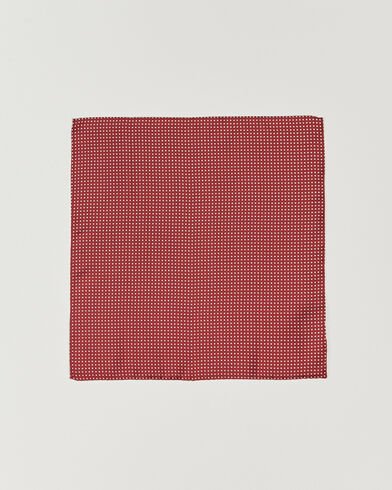 Amanda Christensen Handkerchief Dot Silk Wine Red