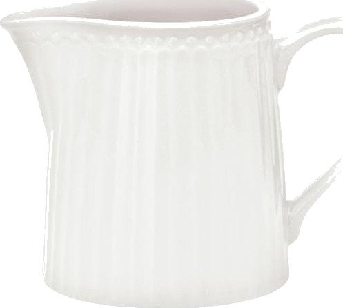 GreenGate Alice fløtemugge 25 cl white GreenGate Alice fløtemugge 25 cl white