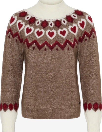 Cream Crcherrie Knit Pullover FOSSILA M