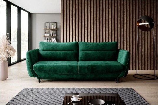 Sofa Eltap Silva 236x95x90 cm Nube 35 Mørkegrønn