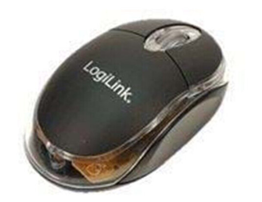 LogiLink Mouse Optical USB Mini with LED - Mus - Optisk - 3 knapper -