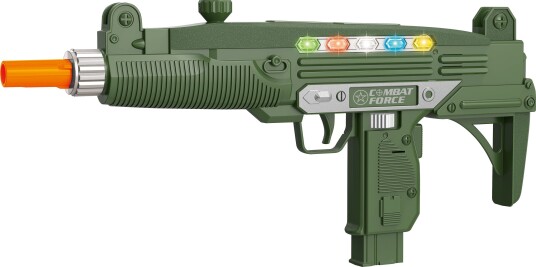 Gunman Militær Maskinpistol Med Lys, Lyd Og Vibrasjon Gunman Militær Maskinpistol Med Lys, Lyd Og Vibrasjon