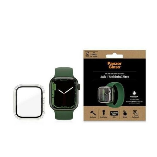 PanzerGlass Full Body Skjermbeskytter for Apple Watch 7/8 41 mm - Gjennomsiktig PanzerGlass Full Body Skjermbeskytter for Apple Watch 7/8 41 mm - Gjennomsiktig