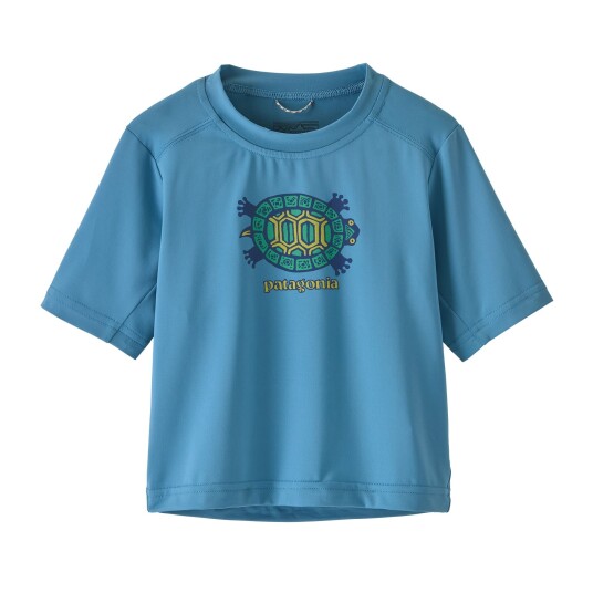 Patagonia Baby Cap SW T Shirt Shore Blue 4 år