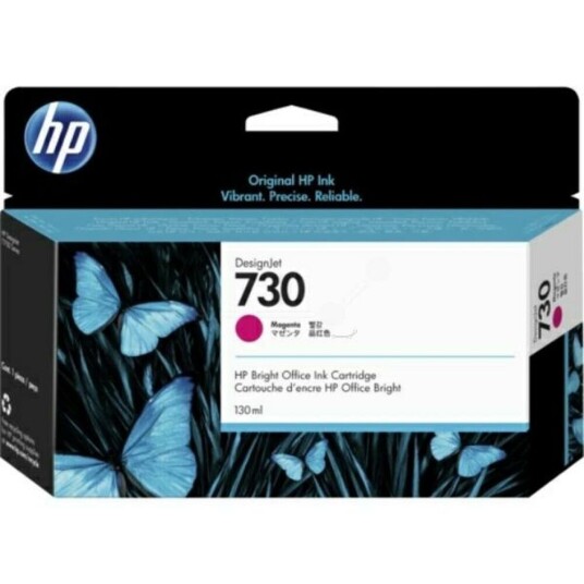 HP Originale Blekkpatroner Hp 730 Magenta HP Originale Blekkpatroner Hp 730 Magenta