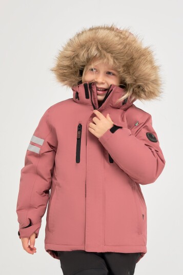 Lindberg Polar Vinterjakke Mørkerosa 170 Lindberg Polar Vinterjakke Mørkerosa 170