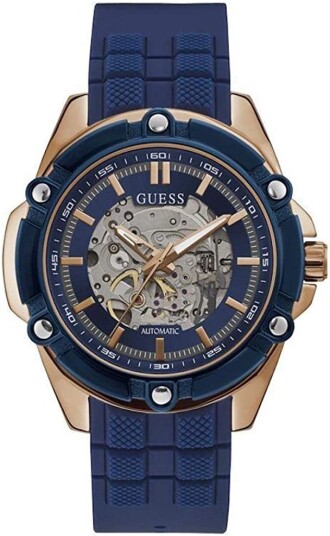 Guess Herreklokke GW0061G3 Blå/Gummi Ø47 mm