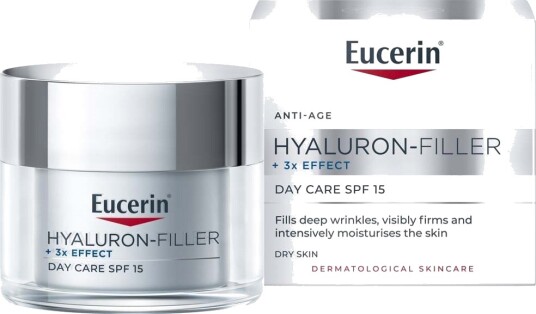 Eucerin Hyaluron-Filler Dagkrem SPF 15 for Rynker og Aldring 50 ml Eucerin Hyaluron-Filler Dagkrem SPF 15 for Rynker og Aldring 50 ml