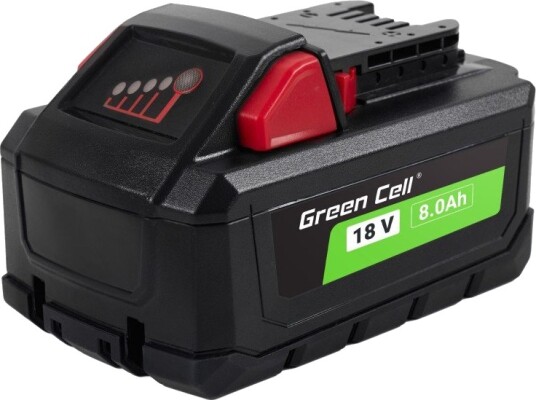 Green Cell Gc Ptml18v8 Hb8 4932471070 Verktøysakku 18 V 8,0 Ah Li Ion Gc Ptml18v8 Green Cell Gc Ptml18v8 Hb8 4932471070 Verktøysakku 18 V 8,0 Ah Li Ion Gc Ptml18v8