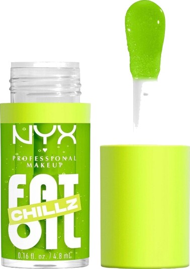 NYX Professional Makeup   Fat Oil Chillz Lip Drip Lip Oil   Grønn