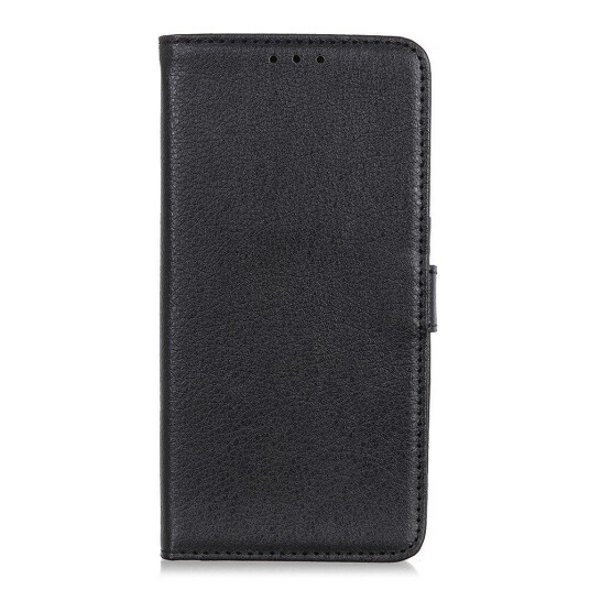 INCOVER Samsung Galaxy A13 (4G) Litchi Skinn Deksel - Svart