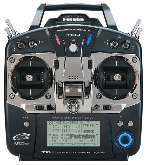 Futaba 10J Computerradio m/R3008SB 2.4G T-FHSS