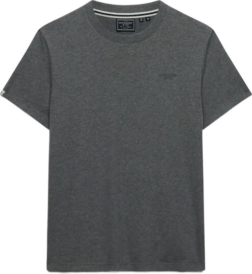 Superdry Essential Stacked Logo Emb Tee Grey XXL