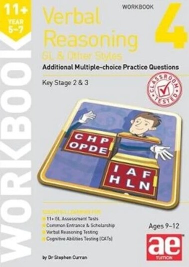 11+ Verbal Reasoning Year 5-7 Gl & Other Styles Workbook 4 Av Stephen C. Curran