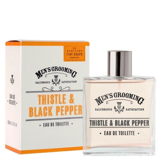 The Scottish Fine Soap Thistle & Black Pepper Eau De Toilette 30ml