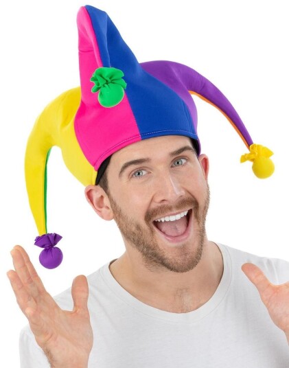 Smiffys Neon Regnbue Farget Hoffnarr Hatt Smiffys Neon Regnbue Farget Hoffnarr Hatt