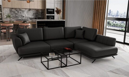 Seksjon Eltap Larde 286x191x90 cm Softis 11 Høyre