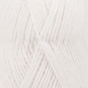 Drops Alpaca Garn Unicolor 101 Hvit Drops Alpaca Garn Unicolor 101 Hvit