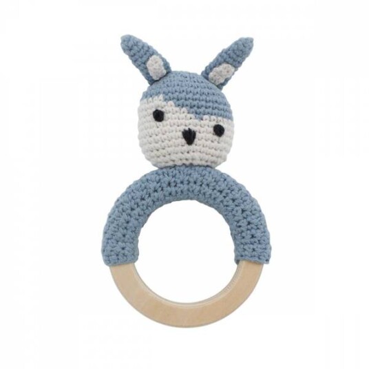 Sebra Heklet Rangle Siggy on ring Powder Blue Sebra Heklet Rangle Siggy on ring Powder Blue