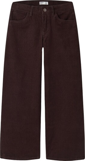 Name It Bukser Ekstra bred NkfRose Chocolate Plum Name It 7 år (122) Bukser bomull Brun