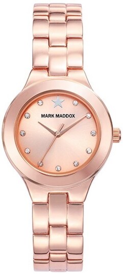 Mark Maddox Dameklokke MM7010 97 Classic Gullfarget/Rose gulltonet