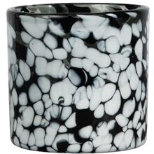 Byon Calore Lysestake 10cm Svart/Vit - Elegant Lyselykt for 1 Lys