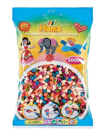 Hama Iron on bead mix (201-58) 3000 pcs. Hama Iron on bead mix (201-58) 3000 pcs.