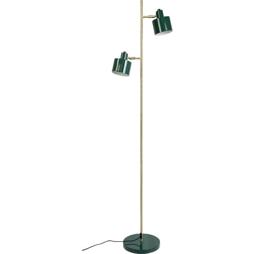 Ocean gulvlampe 2-lys 160 cm - Grønn / Messing Ocean gulvlampe 2-lys 160 cm - Grønn / Messing