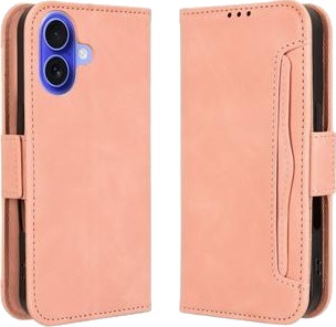 iPhone 17 Kortholder Lommebokveske Rosa