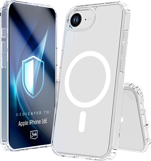 3mk Armor MagCase iPhone 16e Gjennomsiktig MagSafe-deksel