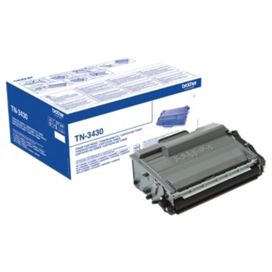 Brother TN3430 BK Toner - Original - Svart 3000 sider