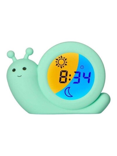 Alecto Green Sleep Trainer Night Light Og Alarm Clock