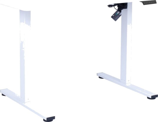 Skrivebord HOME4YOU Ergo Fit med 1 motor 120x60x71,5-116 cm Hvit - Hvit