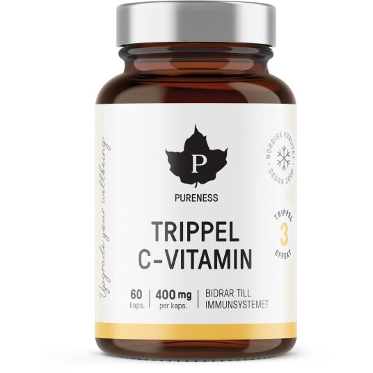 Pureness Trippel C vitamin 60 stk Pureness Trippel C vitamin 60 stk