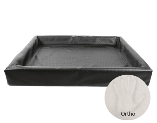 Biabed Ortho Hundeseng 100 x 120 cm Svart