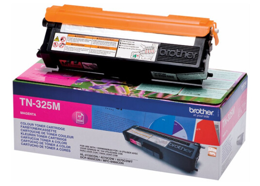 Brother TN 325 M Toner - Original - Magenta 3500 sider