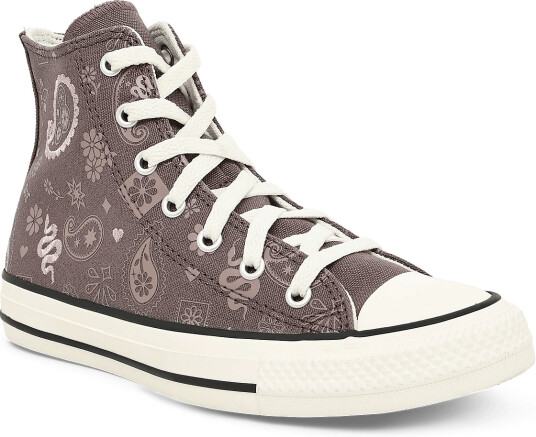 Converse Ctas Hi Pot Hole Plum/Bite The Dust - Purple - 36
