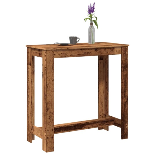 Barbord gammelt tre 102x50x103,5 cm konstruert tre Barbord gammelt tre 102x50x103,5 cm konstruert tre