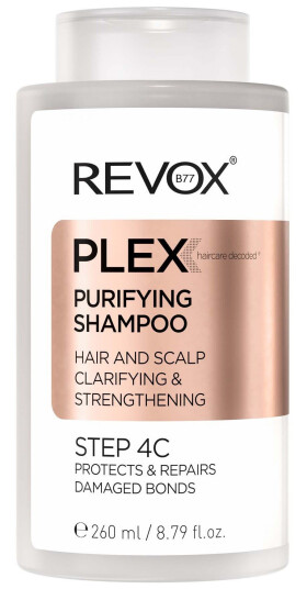 Revox PLEX Step 4C Purifying Shampoo 260 ml for Farget Hår Revox PLEX Step 4C Purifying Shampoo 260 ml for Farget Hår