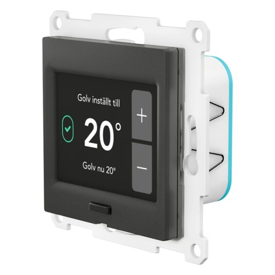 Plejd Smart Termostat TRM-01 For Elektrisk Gulvvarme Exxact Antrasitt Plejd Smart Termostat TRM-01 For Elektrisk Gulvvarme Exxact Antrasitt